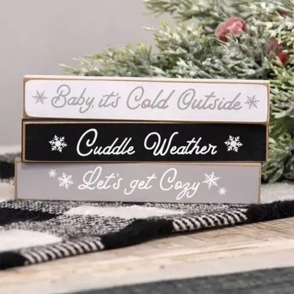 ($6) Cuddle Weather Timber Bits Set - Picture 1 of 2